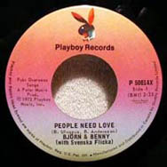 In the United States, People Need Love was released on the Playboy label.